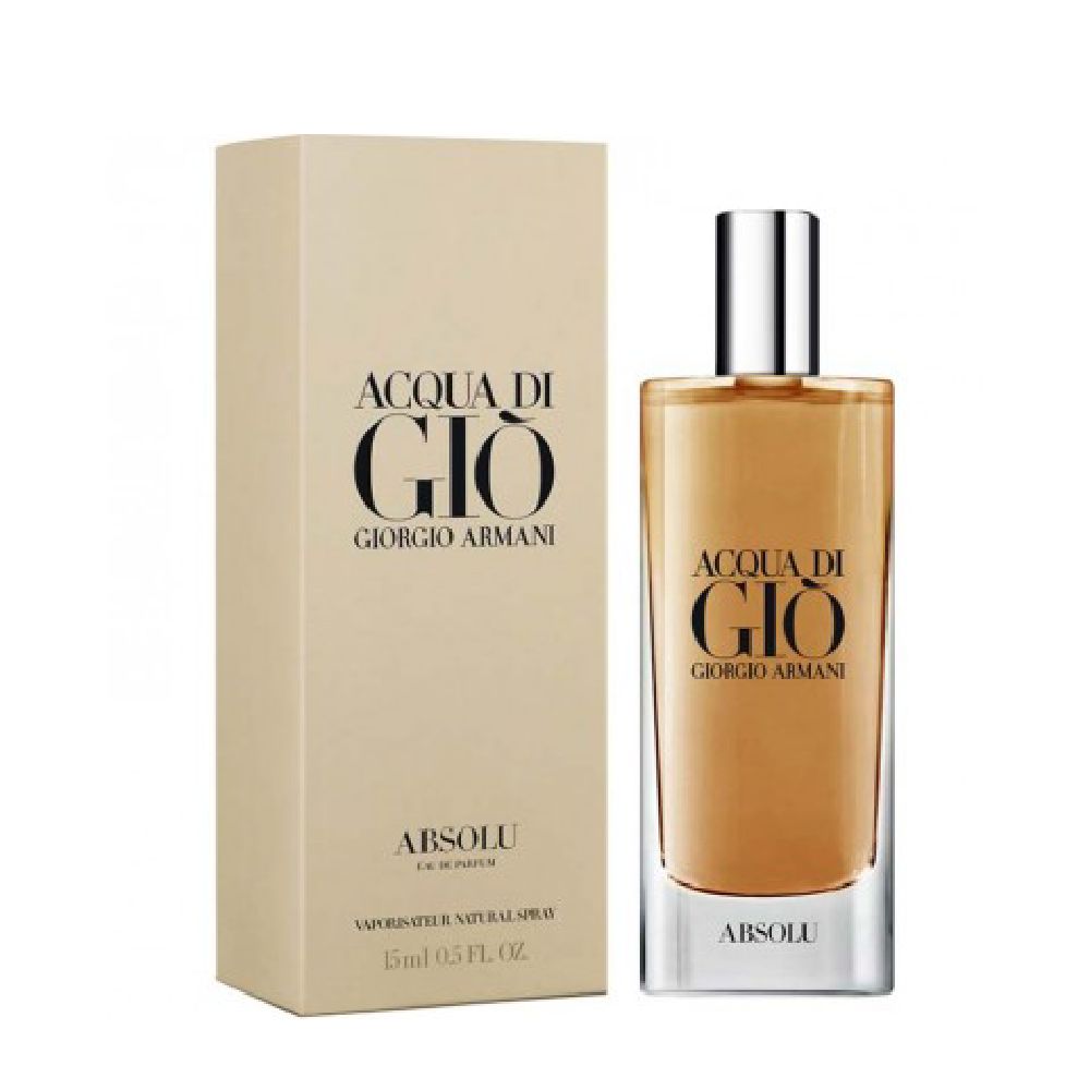 Giorgio Armani Acqua Di Gio Absolu for Men Eau de Parfum Travel Spray 15ml / 0.5 fl oz – Sealed