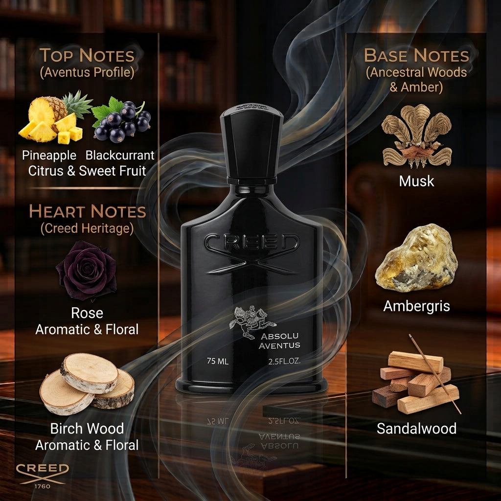 Creed Absolu Aventus Men’s Eau de Parfum – 2.5 oz (75 mL) – Sealed