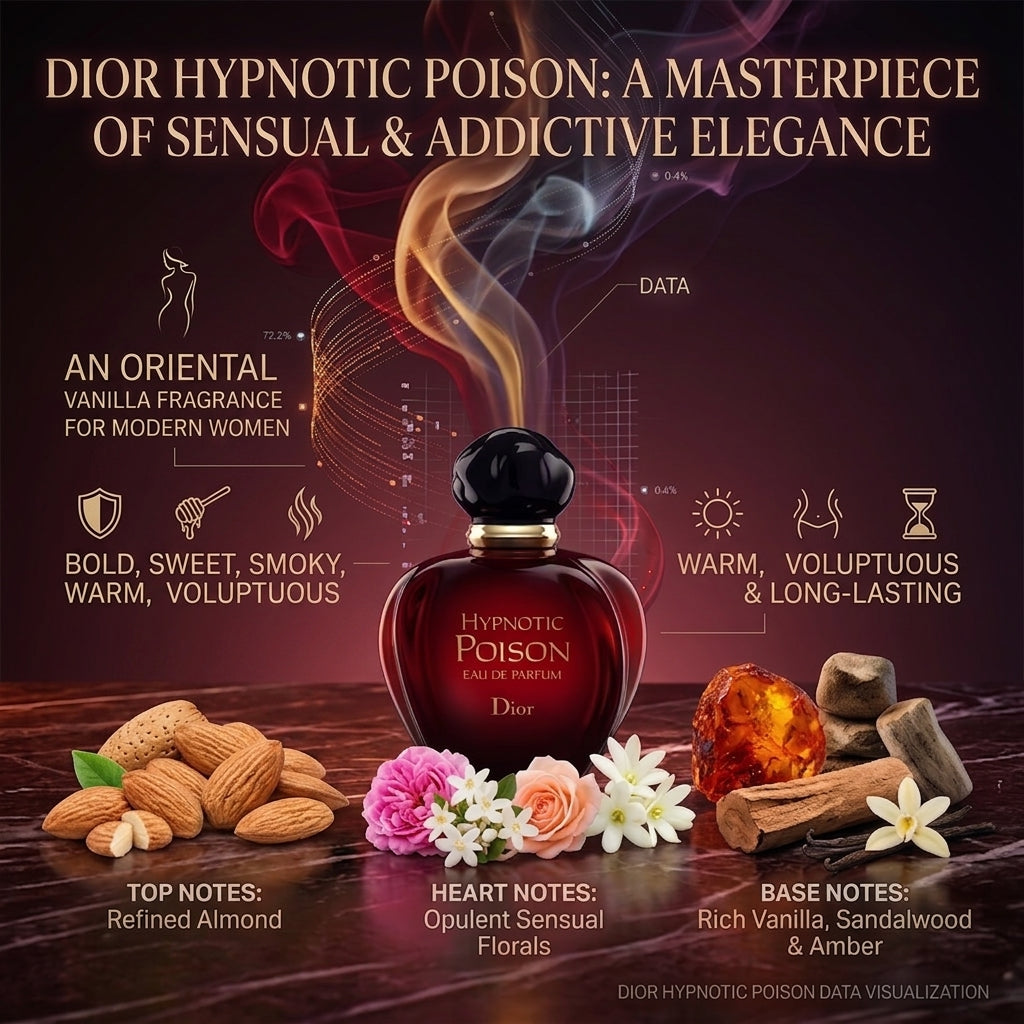 Dior Hypnotic Poison Eau Secrète Eau de Toilette Spray for Women 1.7 fl oz (50 mL) – Brand New – 100% Original