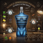 Jean Paul Gaultier Ultra Male Eau de Toilette Intense Spray for Men – 4.2 oz (125 mL) – Open Box – R44