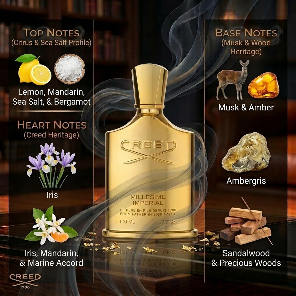 Creed Millésime Impérial Eau de Parfum for Men – 3.3 oz (100 mL) Spray
