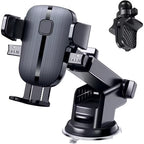 Universal Car Phone Holder - Easy Mount on Dashboard/Windshield/Vents, Compatible with iPhone & Android - Ideal for Commuters, Road Trippers, and Tech-Savvy Individuals