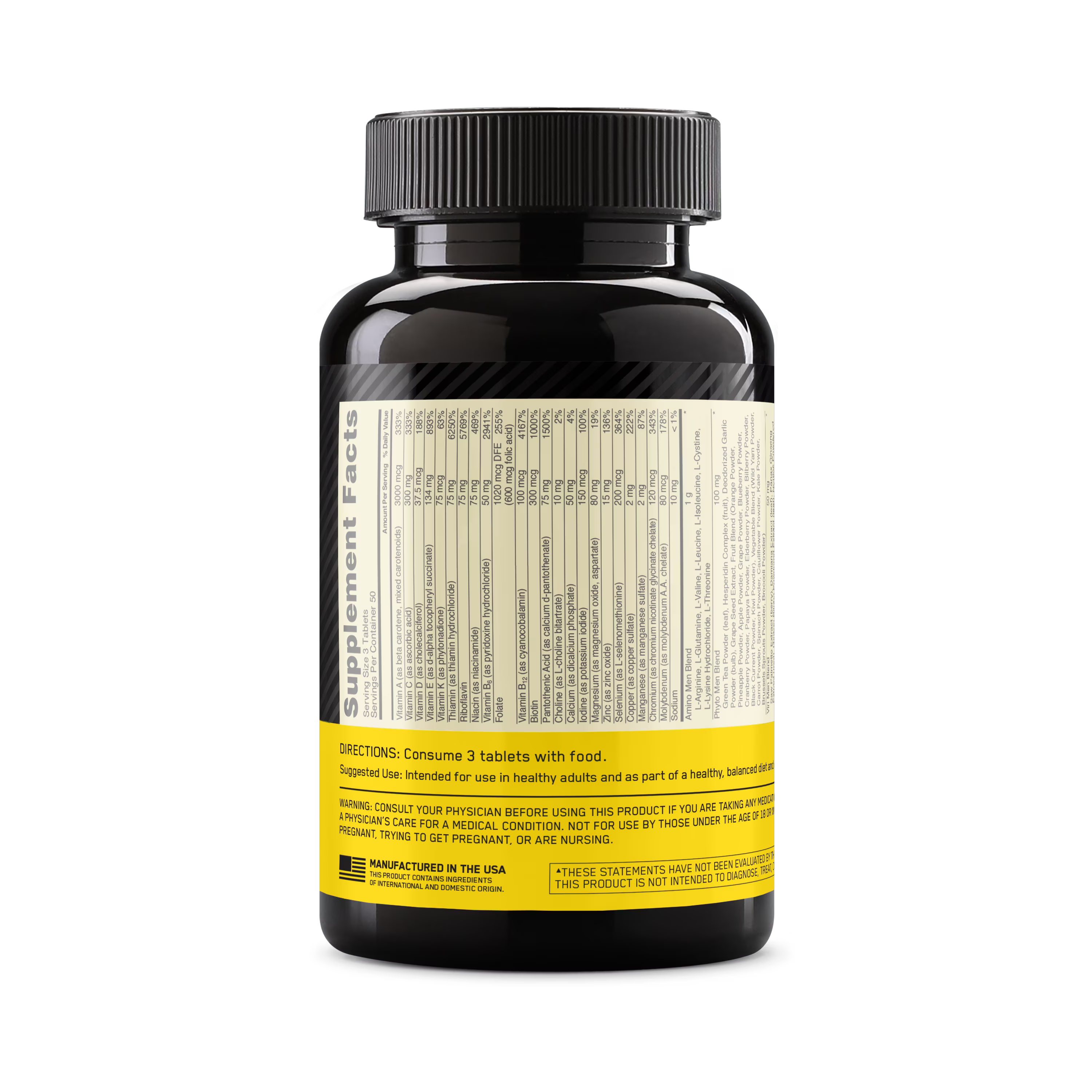 Optimum Nutrition Opti-Men Multivitamin – Men's Daily Multivitamin – 90 Tablets