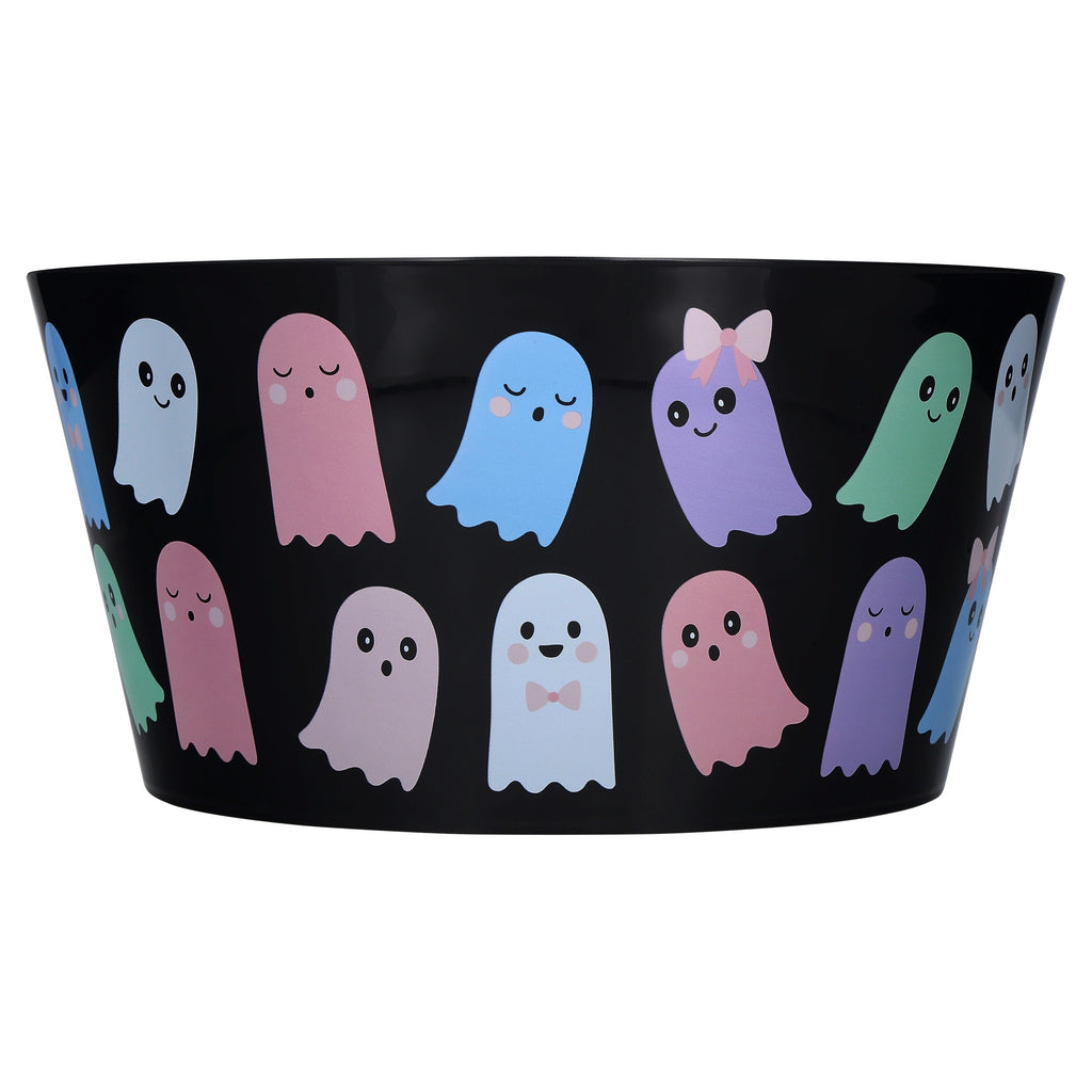 Plastic Ghosts Serving Bowl, Multicolor, 11.1", Halloween