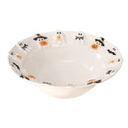 Halloween Ghost Ceramic Stoneware Serving Bowl, White