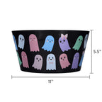 Plastic Ghosts Serving Bowl, Multicolor, 11.1", Halloween