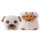 Halloween Ghost Dog Ceramic Cookie Jar
