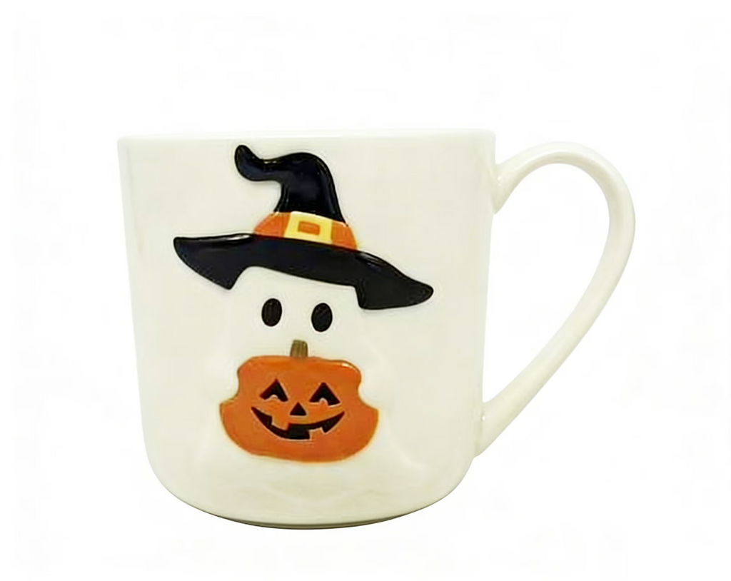 Halloween White Ghost Ceramic Mug