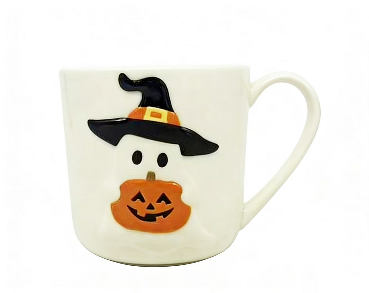 Halloween White Ghost Ceramic Mug