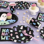 Cute Ghosts Disposable Paper Cups, Multicolor, 9 oz, 8 Count, Halloween