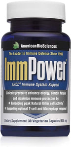 AHCC Immune System Support Herbal Supplement 500 mg 30 Capsules – Wellness Supplement – New