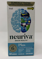 Schiff Neuriva Plus Fast-Acting Brain Performance Capsules 30 Count – Brain Health Supplement – Exp 09/26