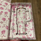 Stanley x LoveShackFancy Ribbon Rosa 40 oz Quencher H2.0 FlowState Tumbler – New Authentic Limited Edition