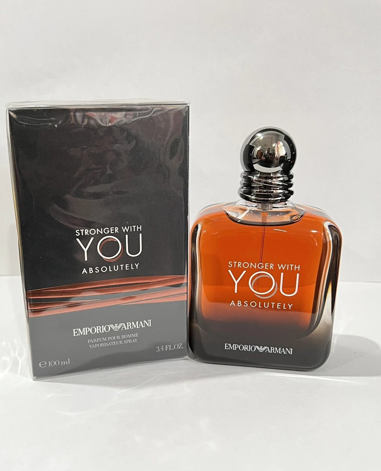 Emporio Armani Stronger With You Absolutely Eau de Parfum 3.4 oz / 100 ml – New in Box