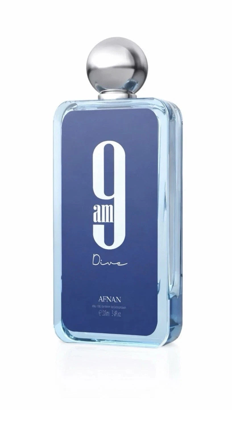 Afnan 9 AM Dive Eau de Parfum 3.4 oz / 100 ml – Unisex Fragrance