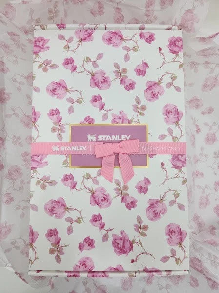 Stanley x LoveShackFancy Quencher Tumbler 40 oz – Ribbon Rosa