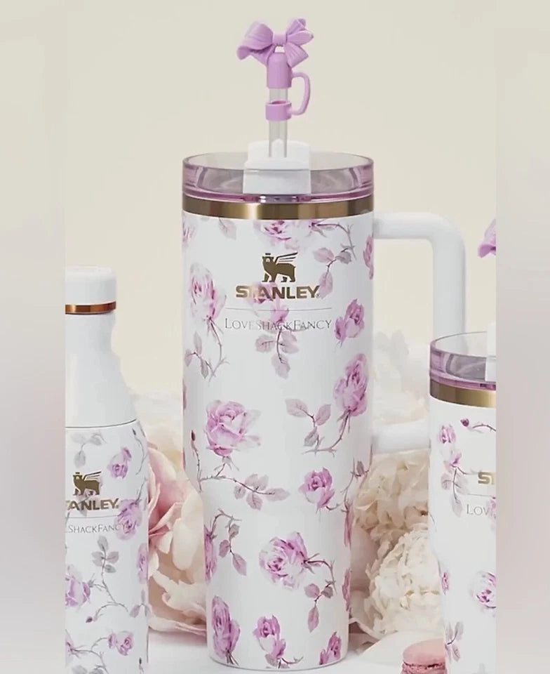 Stanley x LoveShackFancy Quencher H2.0 FlowState Tumbler – 40 oz – Limited Edition