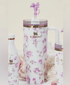 Stanley x LoveShackFancy Quencher H2.0 FlowState Tumbler – 40 oz – Limited Edition