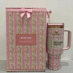 New Stanley x LoveShackFancy Quencher 40 oz Tumbler – Blooming Heirloom Edition