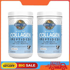 Garden of Life Grass Fed Collagen Peptides Powder 2 Pack – 20g Protein Per Serving – 9.87 oz Each – New