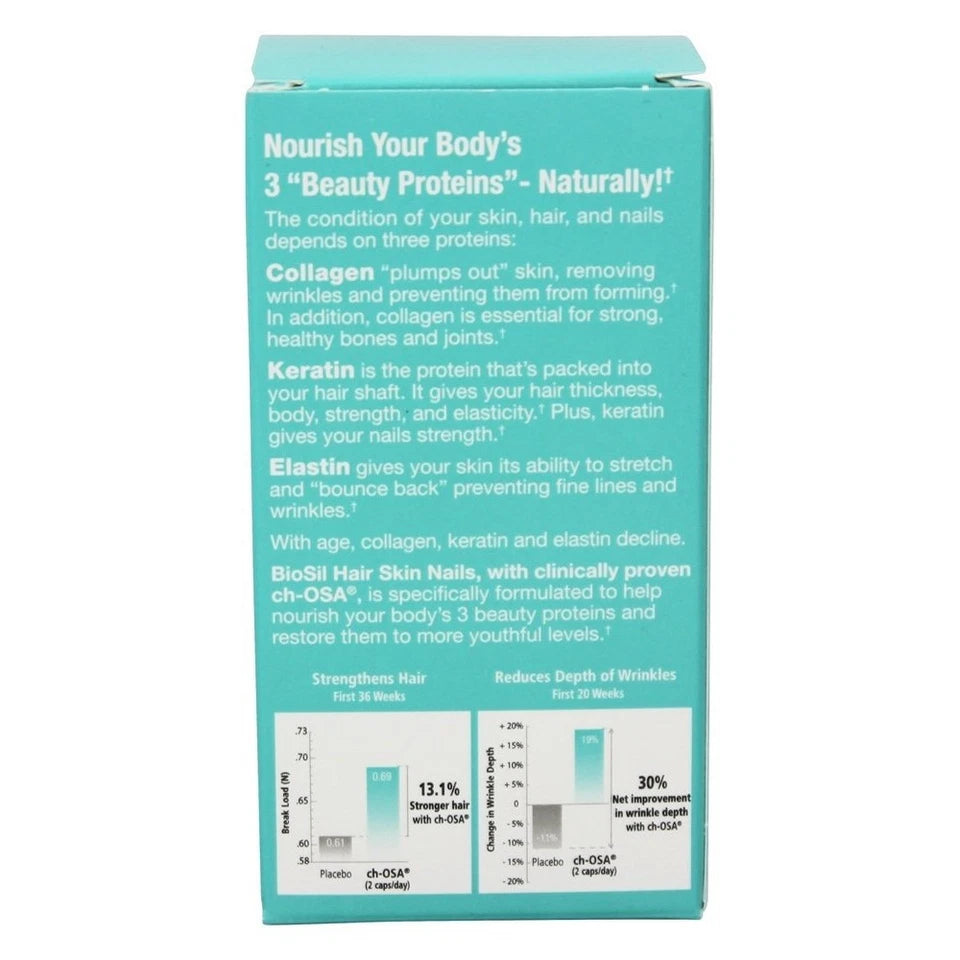 Natural Factors BioSil ch-OSA Advanced Collagen Generator 5 mg – 30 Vegetarian Capsules