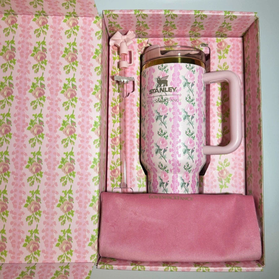 Stanley x LoveShackFancy Quencher 40 oz – Blooming Heirloom Edition – New