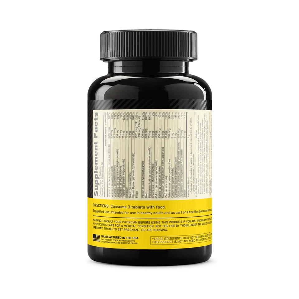 Optimum Nutrition Opti-Men Multivitamin – Men's Daily Multivitamin – 90 Tablets