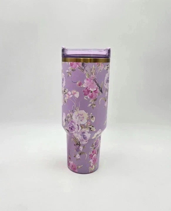 Stanley x LoveShackFancy Quencher – Happy Thoughts Rosa Beaux Purple – 40 oz