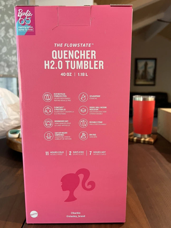 Stanley x Barbie “Barbie Icon” 40 oz Tumbler – Brand New Limited Edition