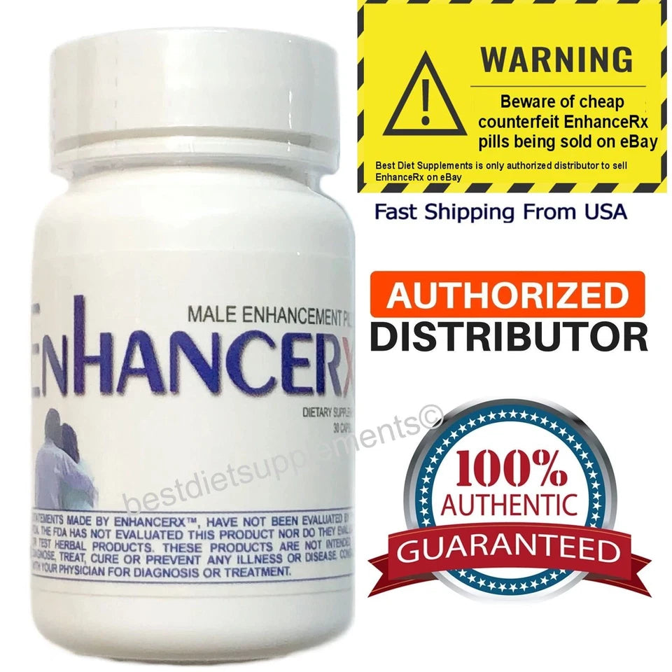 ENHANCERX Enhance RX Male Enhancement Pills Supplement 30 Capsules – Men's Wellness Support – New