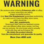ENHANCERX Enhance RX Male Enhancement Pills Supplement 30 Capsules – Men's Wellness Support – New