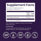 Eggshell Membrane 500 mg NEM Joint Support Supplement 120 Veggie Capsules – Non-GMO Gluten Free – New